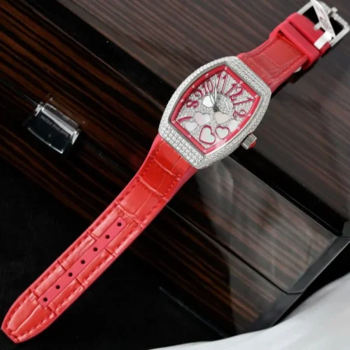 Franck Muller V32 Vanguard Lady Heart Red